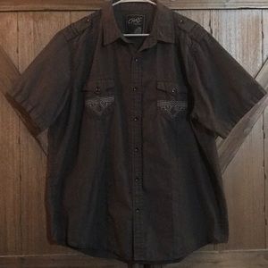 Men's Button Down Short Sleeve Shirt